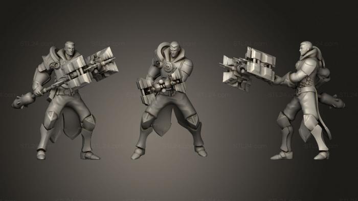 Figurines heroes, monsters and demons (Jayce, STKM_2793) 3D models for cnc
